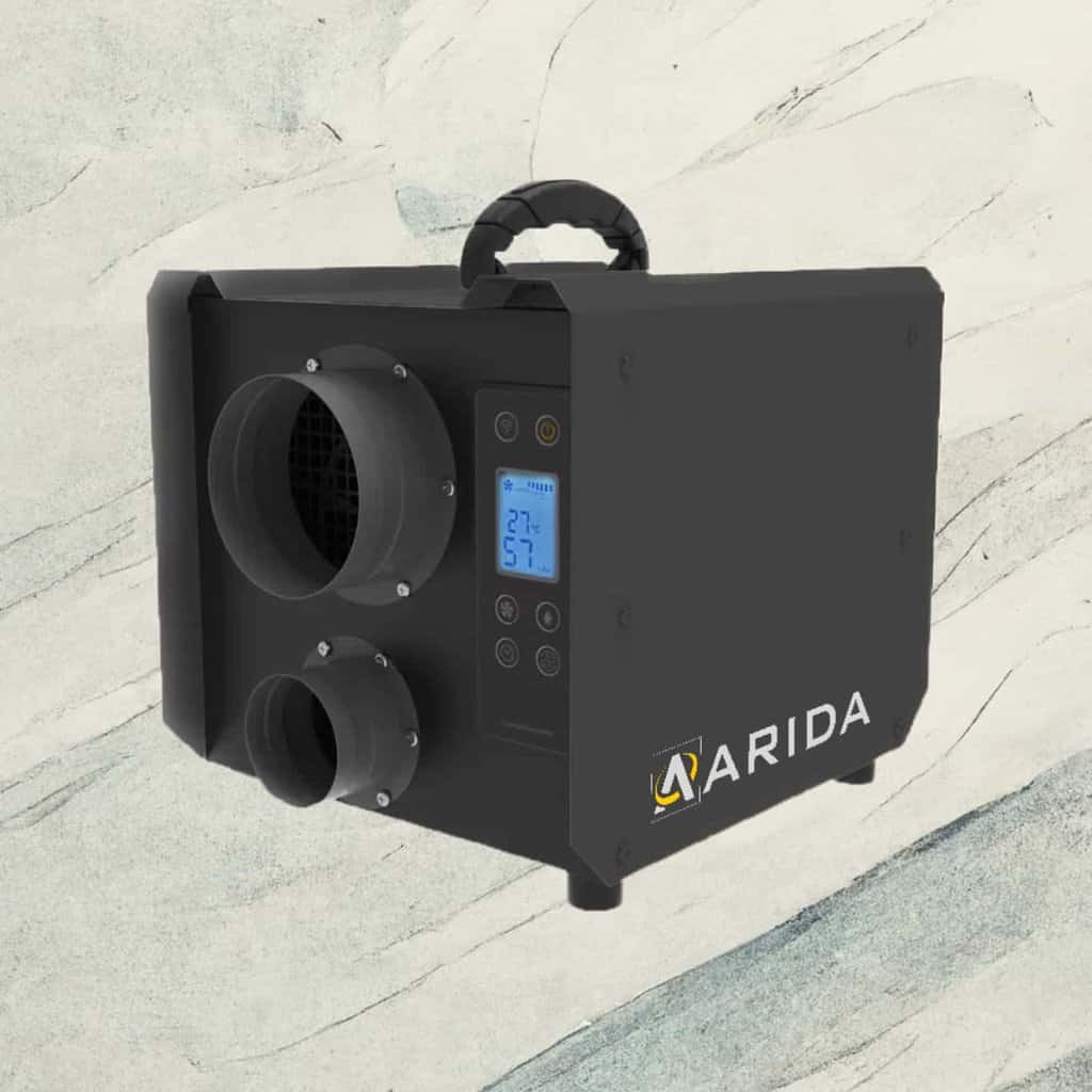 Luftavfukter for kjeller: Arida S19 Pro WiFi som både fjerner fuktigheten  og har smart strømbesparende funksjon - Ogge